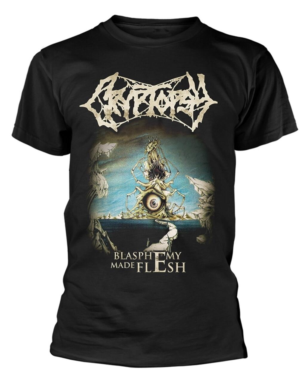 Cryptopsy Blasphemy Made Flesh Black T-Shirt OFFICIAL XXL