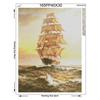 Diamond Painting Seascape Warship Sailing Ship Modern Picture Home Decor,3d Diamond Embroidery Decor
