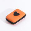 Cute Love Style EVA Storage Bag Anti-Drop Headphone Case Portable Zipper Pouch for Earphones USB Data Cable