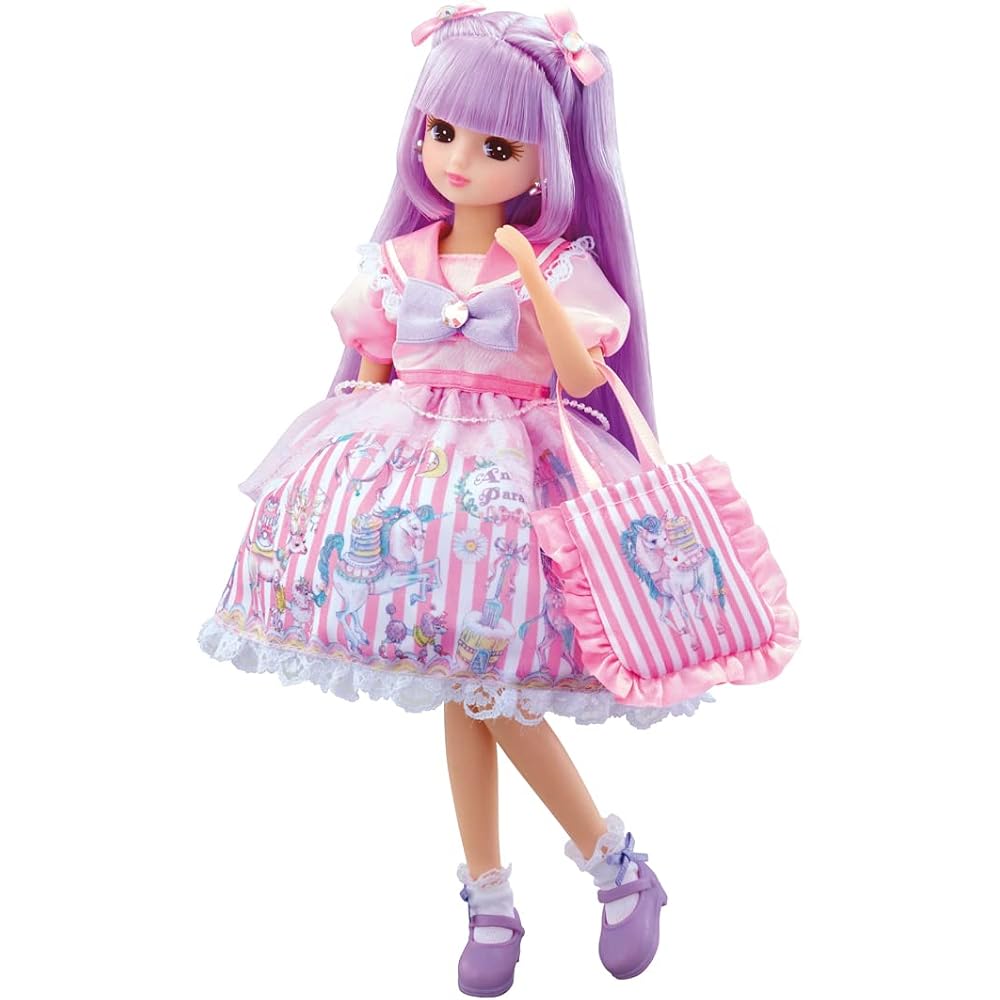 Takara Tomy Licca-chan Doll LD-14 Eko Daisuki Licca-chan Dress Up Playhouse Toy 3 years and up