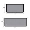 Dog Safety Gate Pet Safe Mesh Fence Portable Folding Baby Safety Gate Install Anywhere 180*72CM