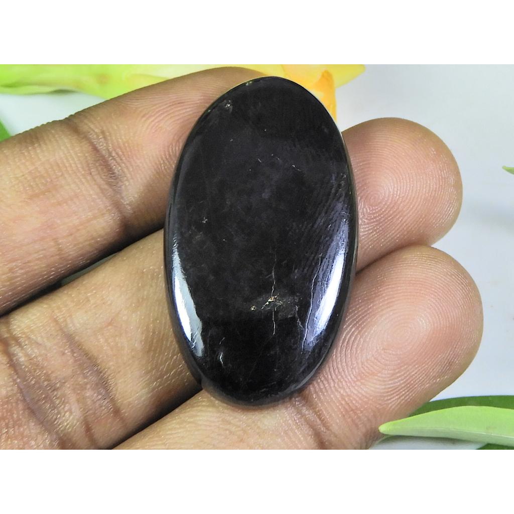 58Cts. Natural Purpurite Oval Cabochon Loose Jewelry Gemstone 21X39X05 MM B-226