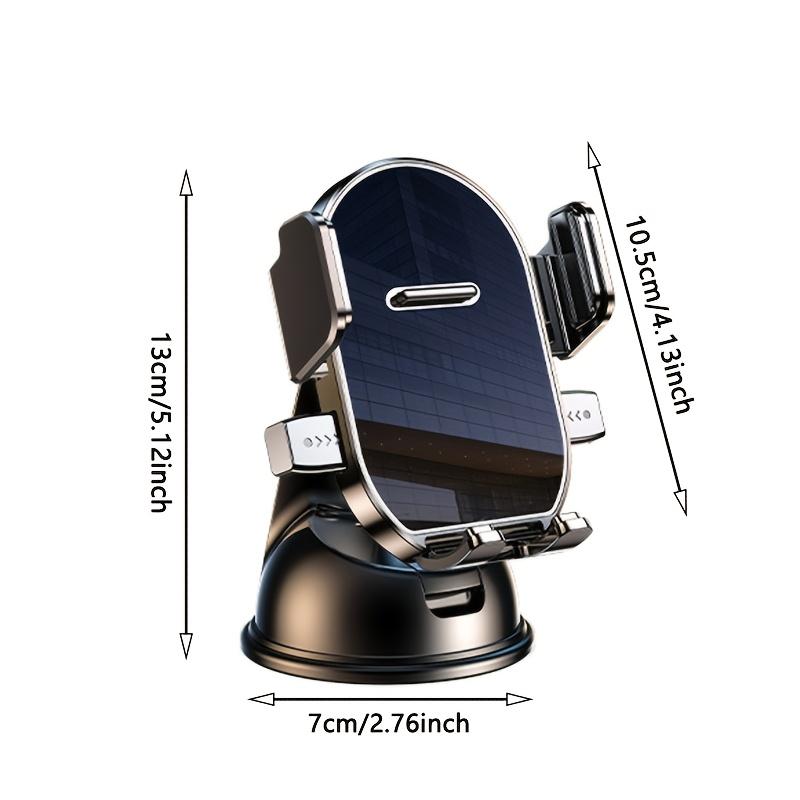 2026 Neuer 360° Auto-Handyhalter mit zusätzlichem Polster - Verstellbare Halterung für iPhone 14-17 Pro Max & Android Kompakte Armaturenbrett-Navigation