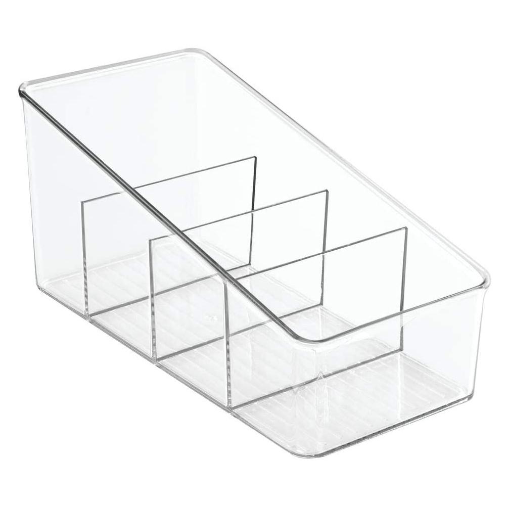 

4 Layers Food Storage Containers Pantry Organizer Desktop Transparent Kitchen for PET Refrigerator Makeup Box Spice Pouches 4-tier