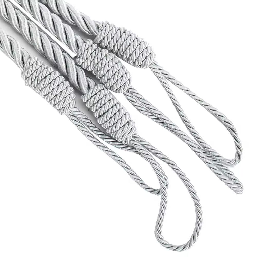 2 Stück Vorhang Raffhalter Seile Raffhalter Handgefertigte Vorhang Halter Clips Heimzubehör Dekorativ