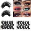 5 Paar 3D-Wimpern Wispy Beauty Natürliche falsche lange dicke falsche Wimpern Make-up
