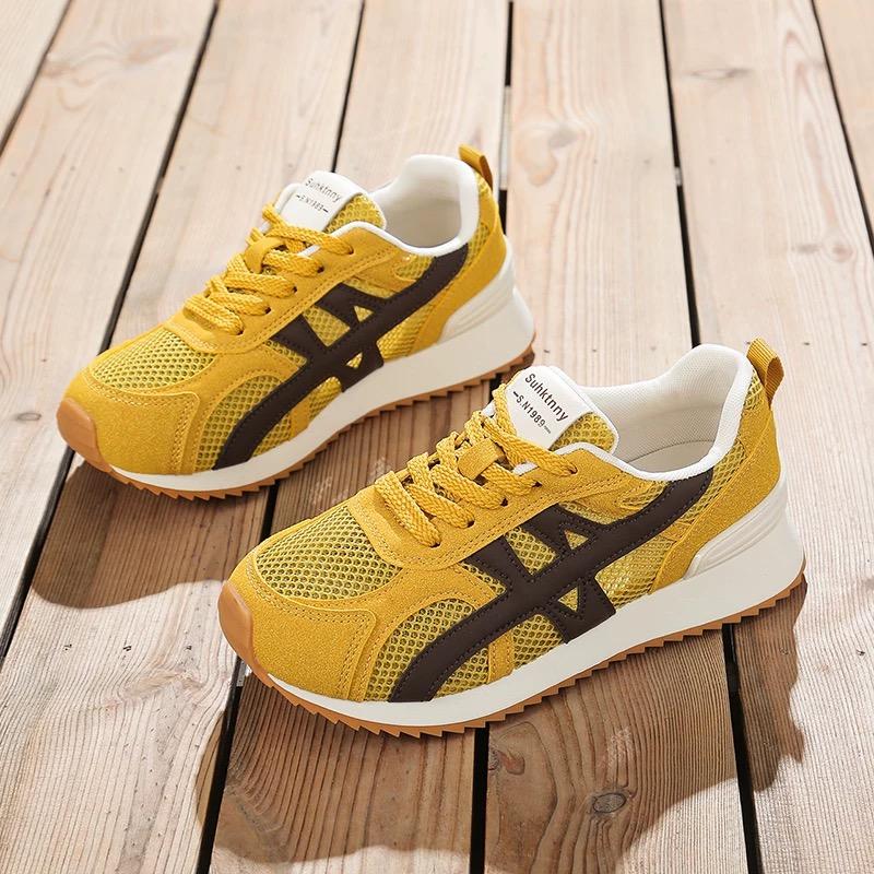 

new women s casual thick soled shoes with round toe straps women s vulcanized shoes fashionable sports shoes 40