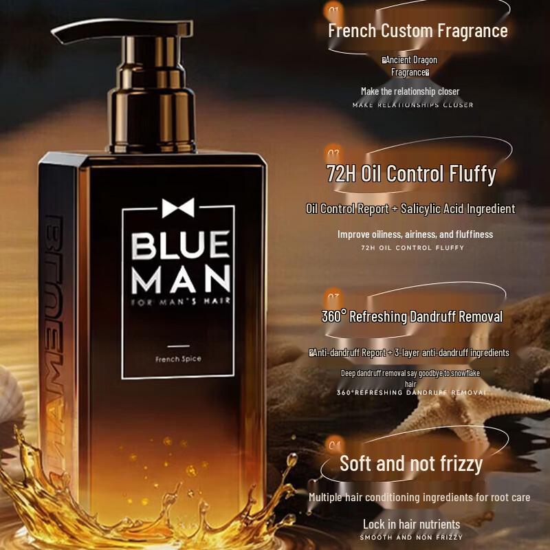 PRIME BLUE Anti-Dandruff Cologne Shampoo