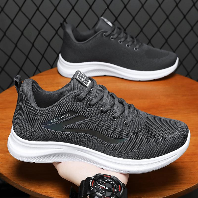 Shoes Men's Private Domain Gift Shoes Solid Color Versatile Sports Casual Shoes Men's Shoes Breathable and Not Stinky Feet