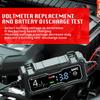 12V 4A Motorrad Autobatterie Schnellladegerät 2m Kabel LCD Impulsreparatur Erhaltungsladegerät für AGM Blei Säure Gel Deep Cycle Batterie