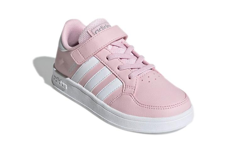 Adidas Neo Breaknet Low top Kids' Skateboarding Shoes Pink White Children Aged 3 7 Years Old GZ7644