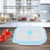 600ml Rectangular Portable Food Grade Silicone Folding Lunch Box Food Container (Yellow)