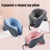 Tragbares U-förmiges Reisekissen Memory Foam Schlafkissen Büro Nickerchenkissen Auto Flugzeug Nackenkissen Ergonomische Kopfstütze