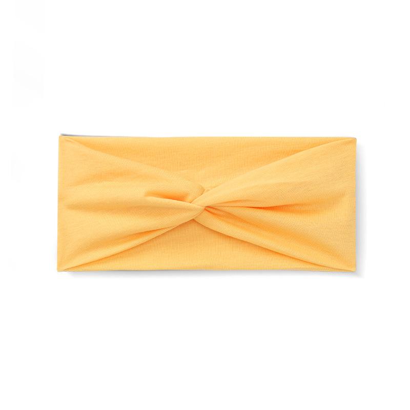 Yoga Sports Headband Elastic Non-slip Wide Headband Candy Color Headband Exercise Running Sweat-absorbent Women's Headband