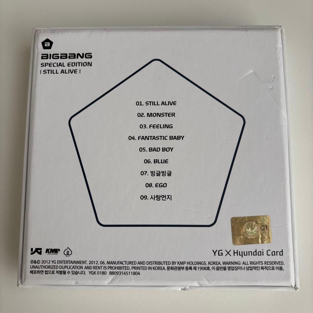 [USED] BIGBANG SPECIAL EDITION STILL ALIVE! Korean Edition