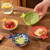 6pcs Japanese Retro Ceramic Fish Shaped Plates; Seasoning Plates/Dipping Plates/Nuts Plates/Sauce Plates/Dessert Plates/Fruit Plates