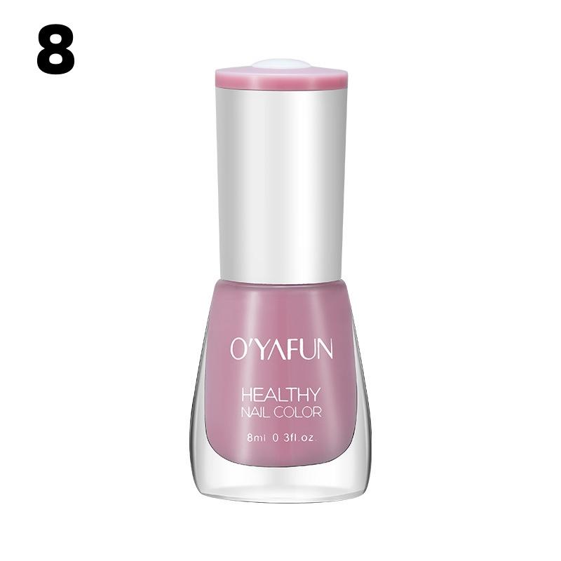 Nail Polish Can Be Peeled Off Without Baking, Quick Drying, Healthy Nude Color Sequins Nail Art Set, Can Be Peeled Off and Protected Nail Polish