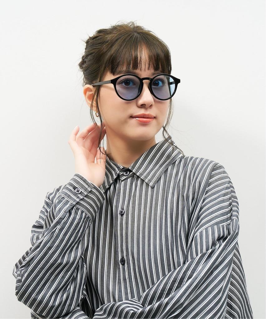 Boston type sunglasses Lightweight UV protection UV cut Unisex Unisex Stylish Driving Drive Sports [Zoff] [WEB exclusive] (black 3) Men's Women's