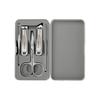 Stainless Steel 5-Piece Nail Care Set: Clippers, Scissors, Manicure Tools & Ear Pick