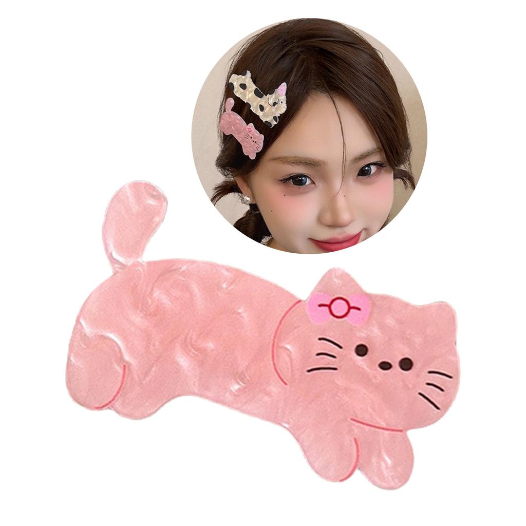 Kitten Hair Clip Lovely Women Kid Hairgrips Adorkable Headdress Barrettes for Birthday Sweet 2000s Girls Hairpins