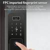 Tuya WIFI Intelligentes Elektronisches Schloss 3D Gesichts- und Handflächenerkennung Intelligentes Türschloss Wasserdicht App-Fernsteuerung Fingerabdruckschloss für Zuhause