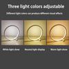 LED Table Lamp for Bedroom Round Acrylic Desk Lamp for Living Room Black/Wh