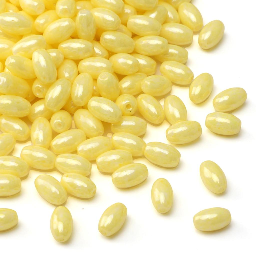 Domestic Glass Solid Color Cream Baked Paint Seed Beads for DIY 52 Pcs