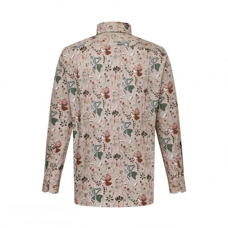 Daks 100 Cotton Floral Motif Regular Fit Casual Shirt Dma1shcl130w1