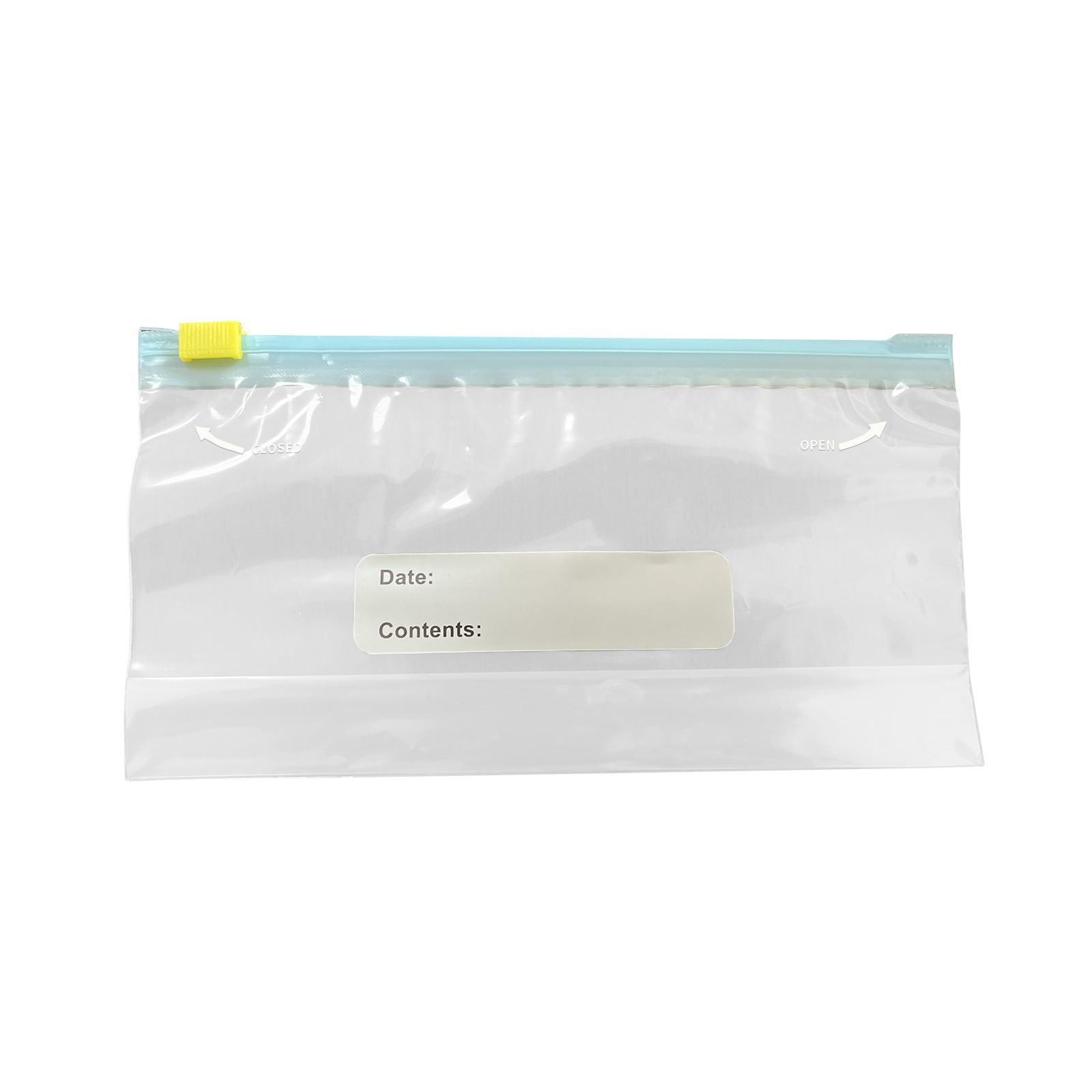 

Sealed Fresh-keeping Bag, Food Grade Zippered Refrigerator Freezer Storage Bag One Size