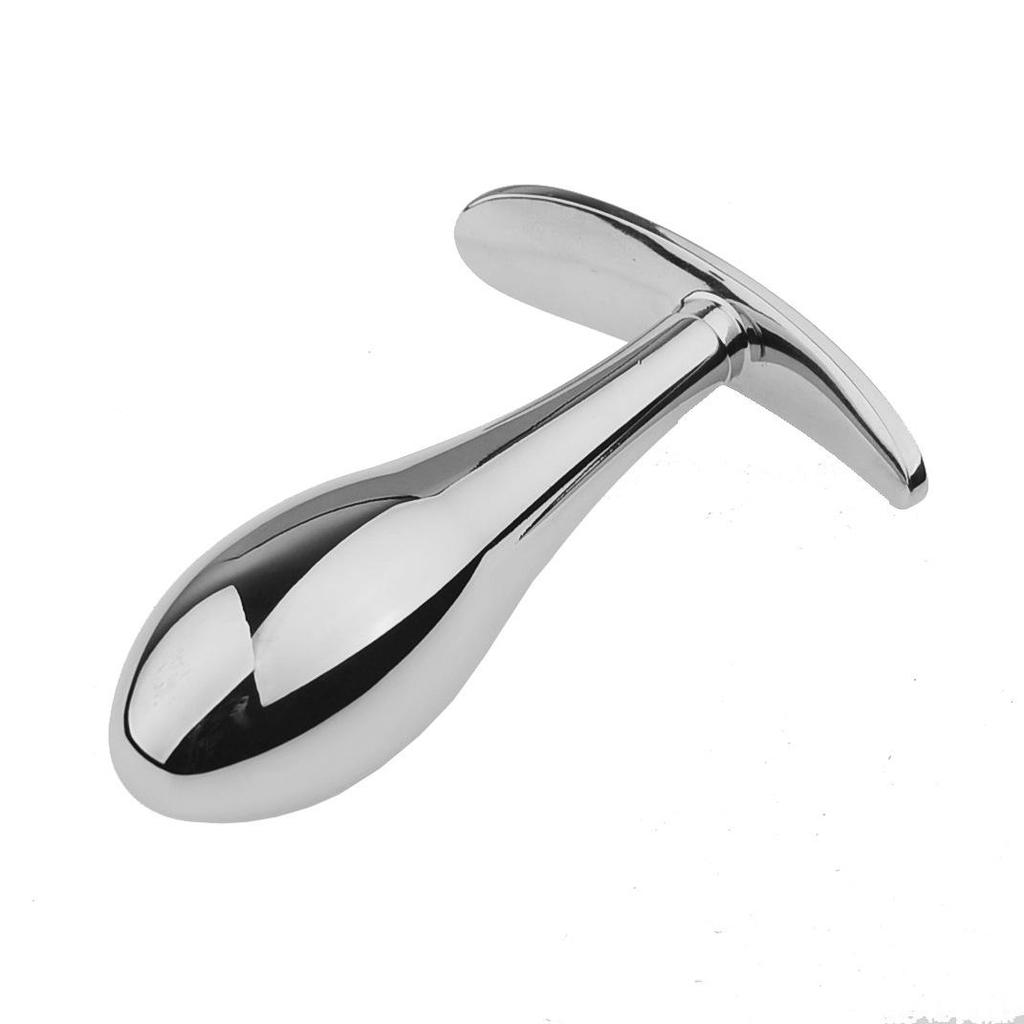 Ancoră Picătură de Apă Metal Dop Anal - Jucărie SM pentru Adulți Purtabilă pentru Dilatare