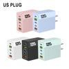 120W USB C Charger Fast Charging 5 Ports QC3.0 USB Type C Quick Chargers  For iPhone Xiaomi PD Wall Power Adapter EU/US/UK Plug