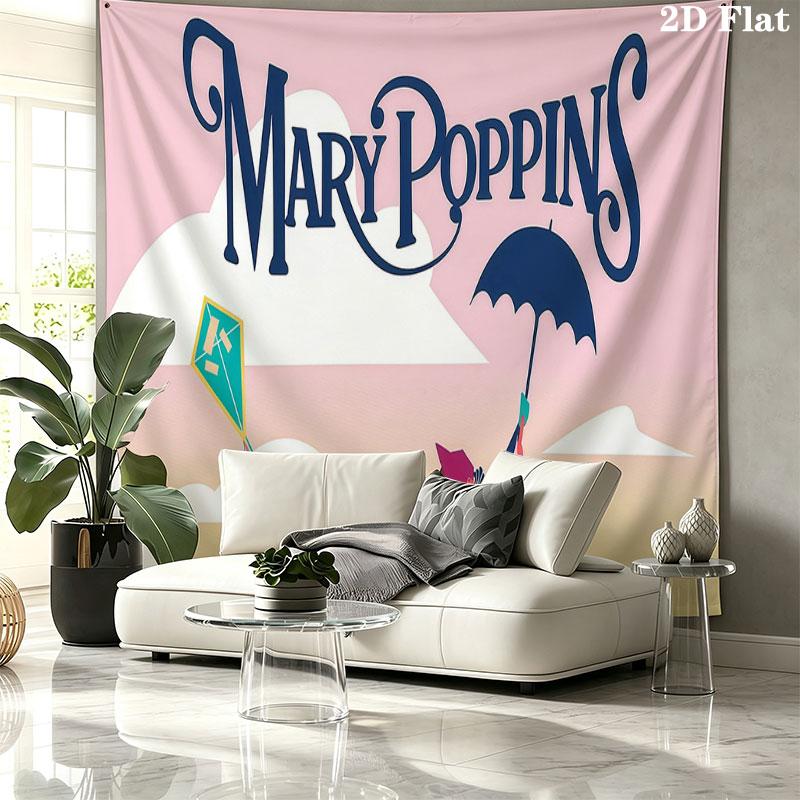 Magic Nanny Wall tapestry, aesthetic printed fabric blanket, suitable for bedroom, living room, and home decor.
