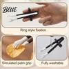 Snack Tongs for Tongs Reusable Chopsticks Portable Gamers Fingers Finger Lightweight PLA Gamers Hands Free Clips Video Gaming
