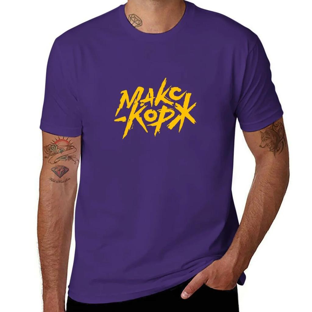 T-shirt Fan Max Korzh Taglie Forti Top Estivi Maglietta Grafica Vintage Magliette Nere Lisce Unisex