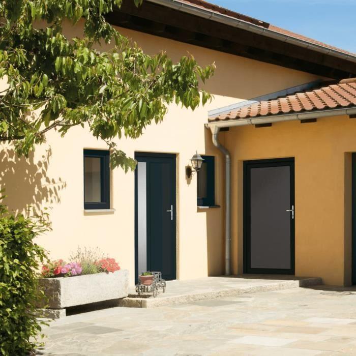 VidaXL Porte d'entrée anthracite 98x208 cm PVC 3157104