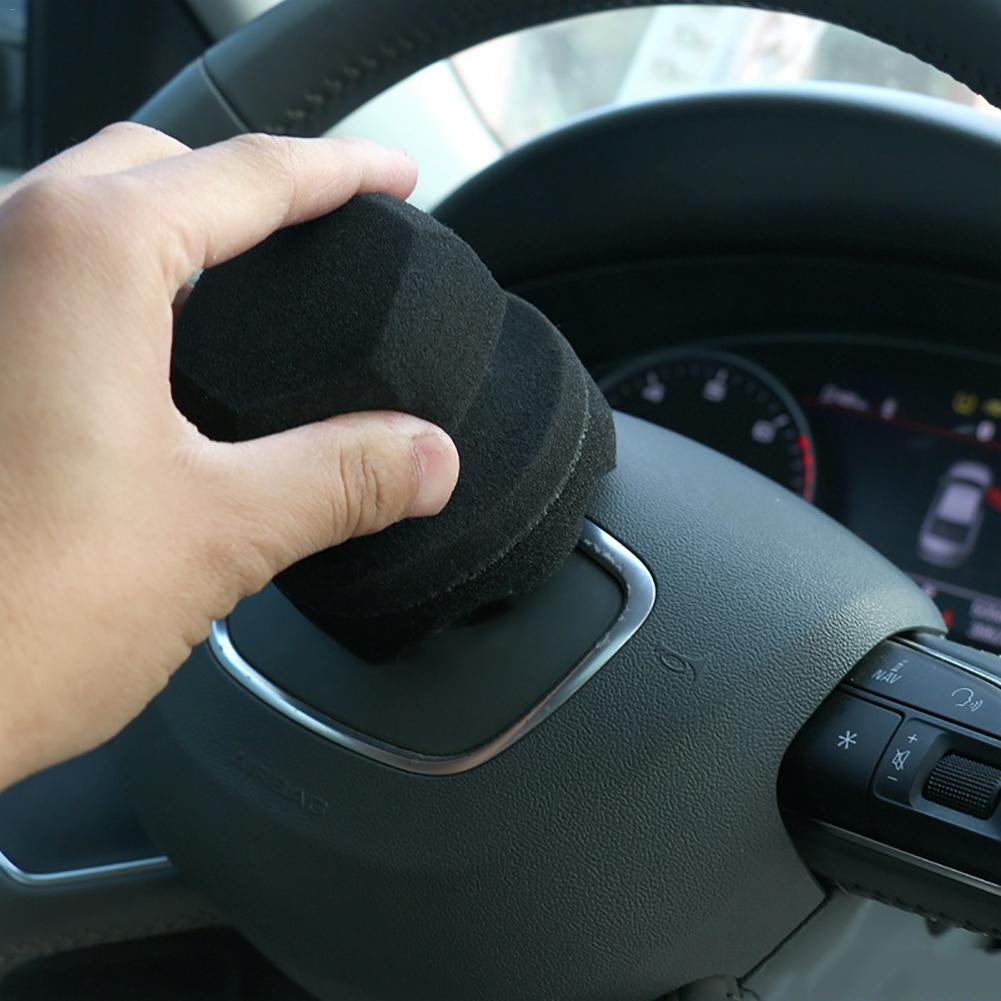Professional Automotive Car Wheel Washer Tyre Tire Dressing Tools Hex Grip Applicator Handheld Tire Waxing Sponge