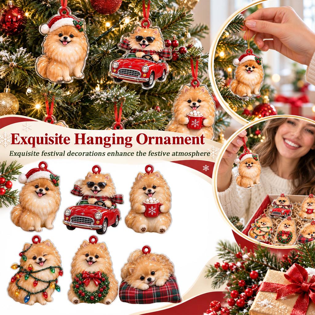 6-Piece Pendant and Charm Set, Decorative Hanging Accessories for DIY Jewelry Making and Crafts