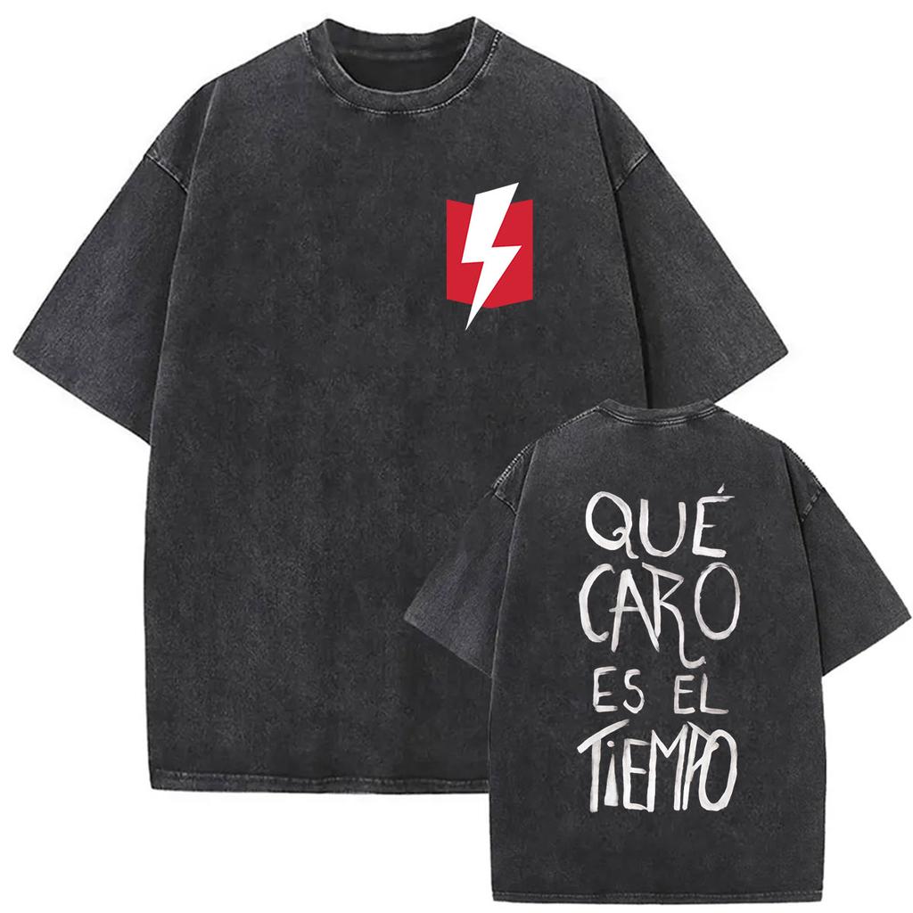Rapper Dani Martin Lo Que Me De La Gana Tour Vintage Washed T Shirts Men Women Pop Fans Fashion Clothing Oversized Tshirt