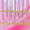 Letter Initial Pendant Necklace Silver Color Tennis Chain Choker Necklace Female Fashion Statement Jewelry