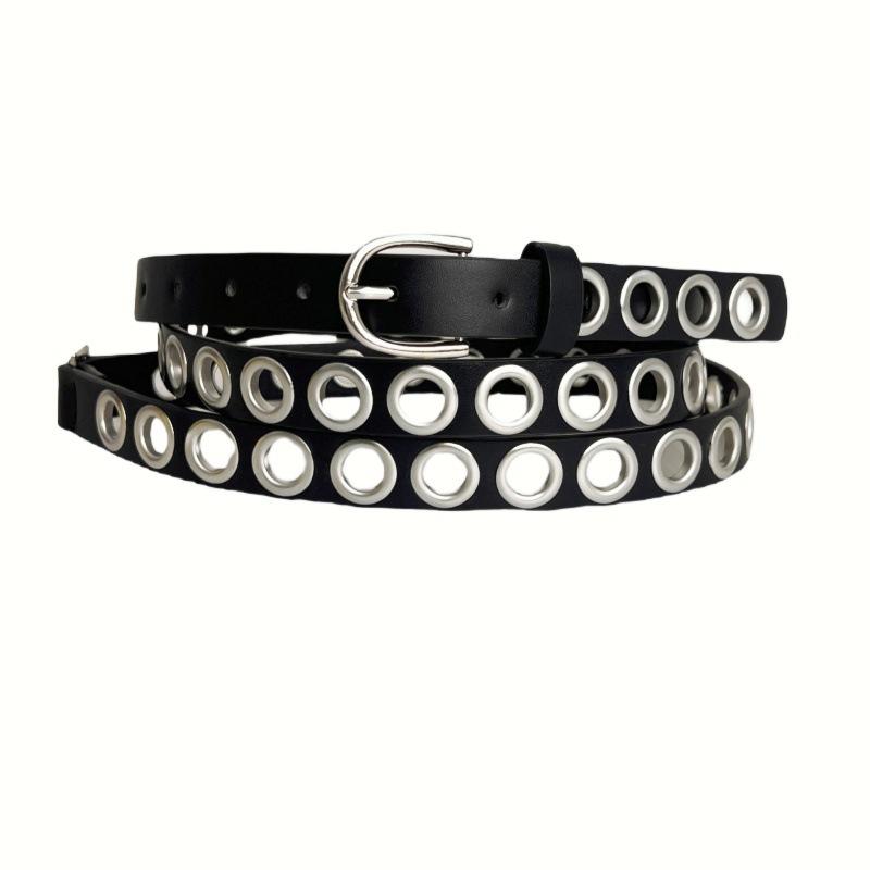 Double-loop Air Eye Belt, Extended Punk Rivet Belt, New Style Belt