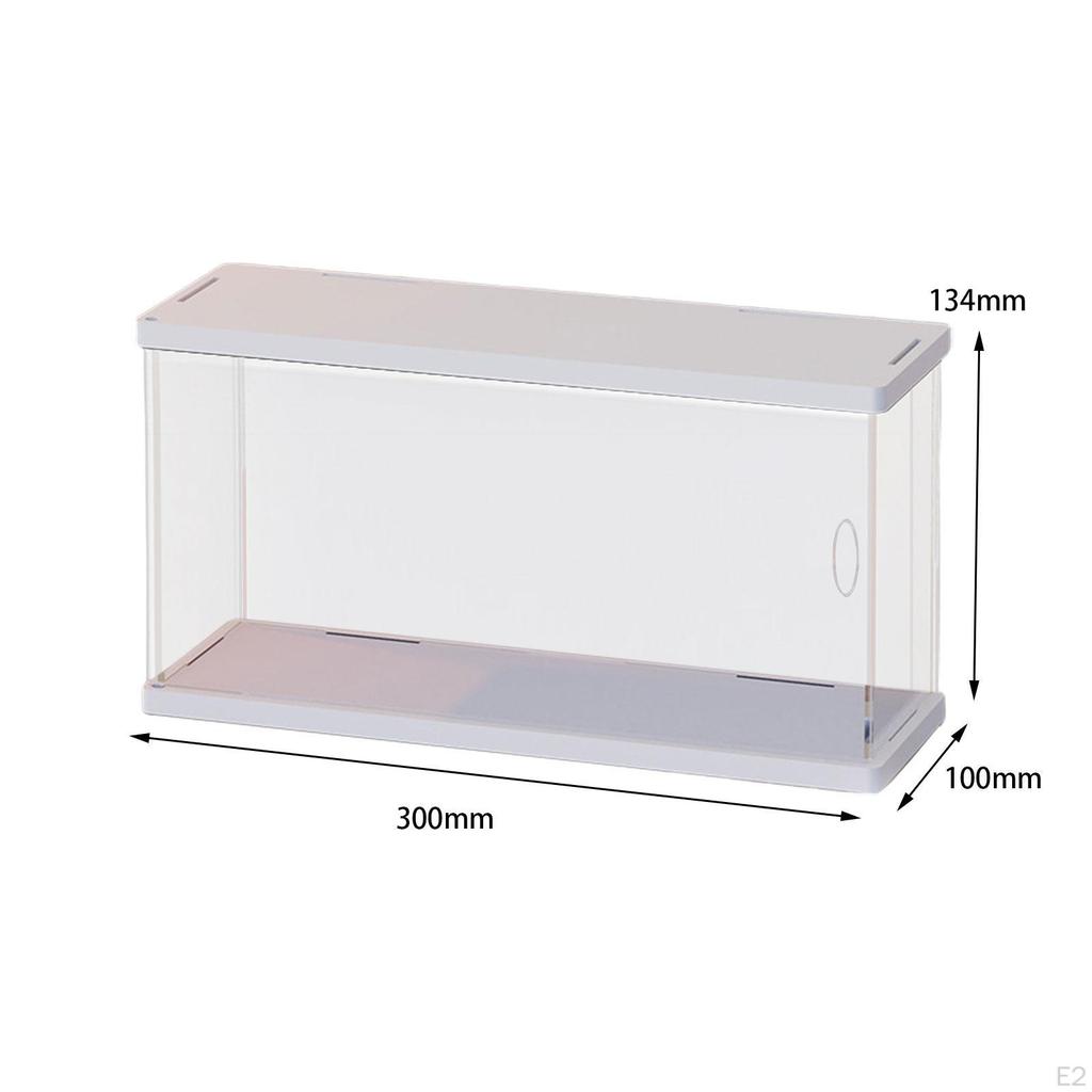 30x10x13,4cm Klare Acryl-Vitrine Figur für Büro Actionfiguren Parfüm