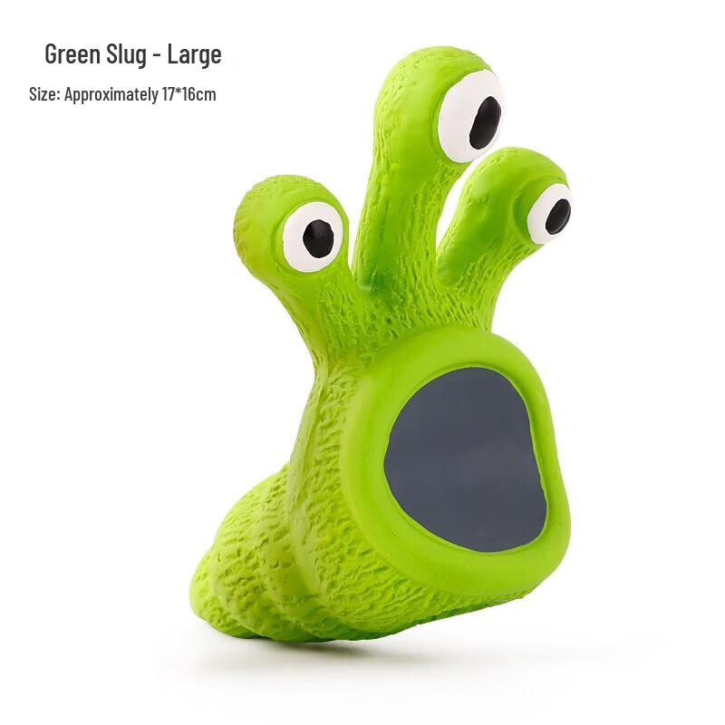 Petlimit Bite-Resistant Squeaky Slug Dog Toy