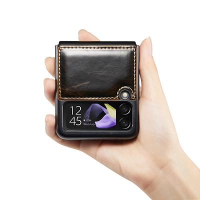 Accesorii Telefon Anti-Cădere Husă Geantă din Piele Pentru Samsung Galaxy Z Flip 4 Flip3 Flip4 Flip 3 5g Husă Telefon Anti-Amprentă