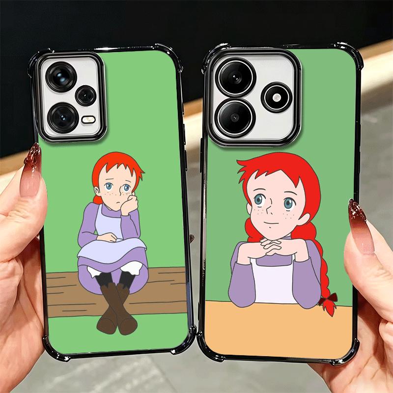 Anne Of Green Gables Shirley Galvanisiert Handyhülle Für Xiaomi Redmi Note 14 15 Pro Plus 13 12 11 11S 11T 10 9S 9 5G Sturzfest Airab
