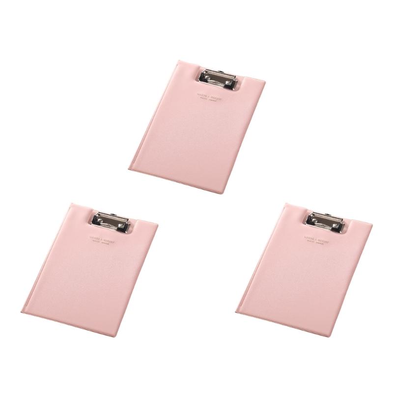 Prancheta Dobrável com Bolso Transparente Pasta de Prancheta em Couro Estojo para Documentos com Prancheta Pasta para Conferência de Negócios