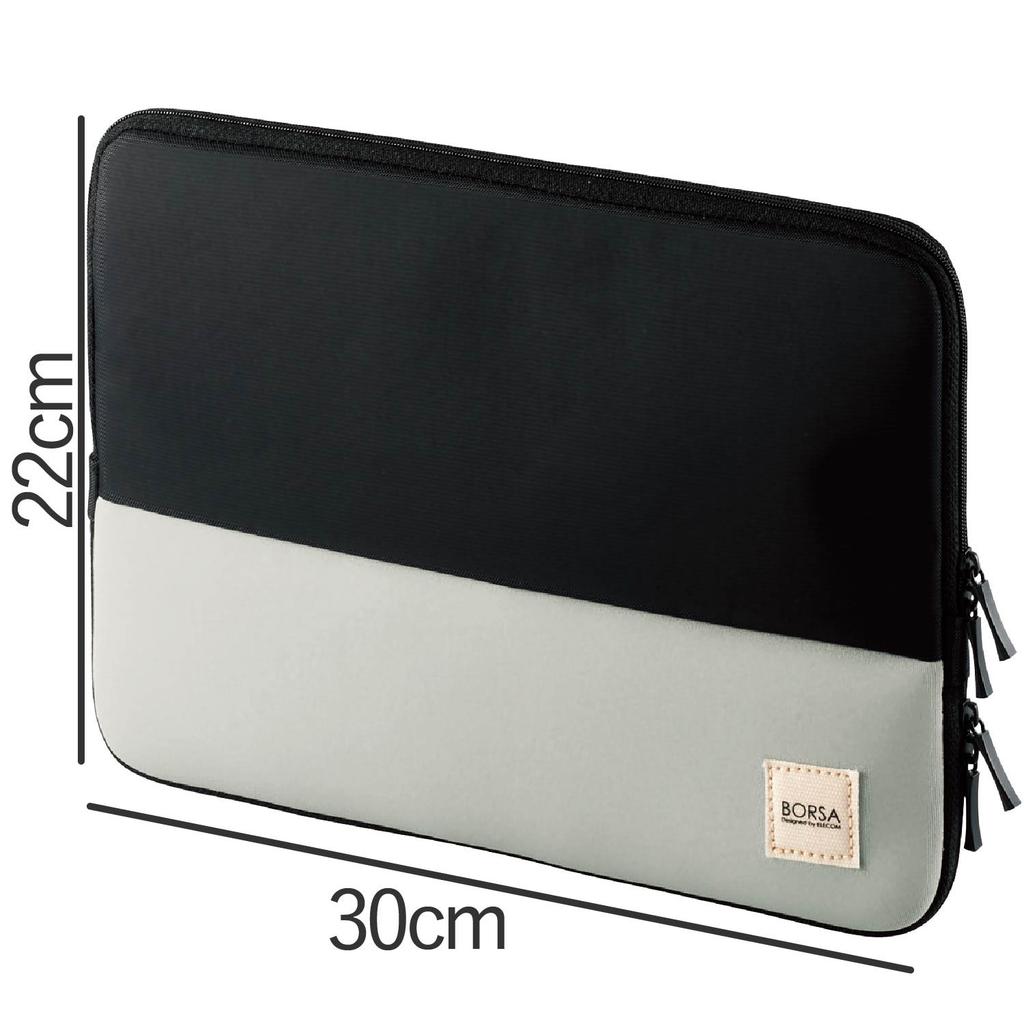 ELECOM Gadget Gadget Storage Pouch with Device Large Black Pouch, Bag-in-Bag, Pouch, Pocket, Capacity, BMA-GP02BK