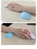 Odorless Silicone Wrist Rest Mouse Pad - Hand Protection & Comfort for Office Use