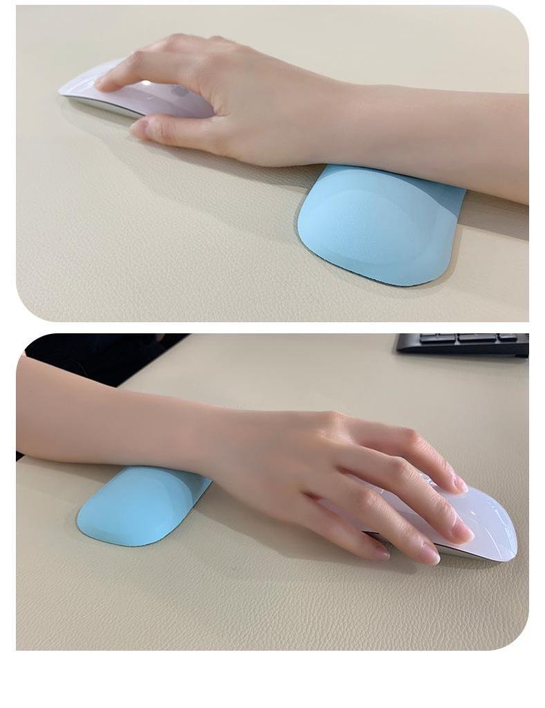 Odorless Silicone Wrist Rest Mouse Pad - Hand Protection & Comfort for Office Use