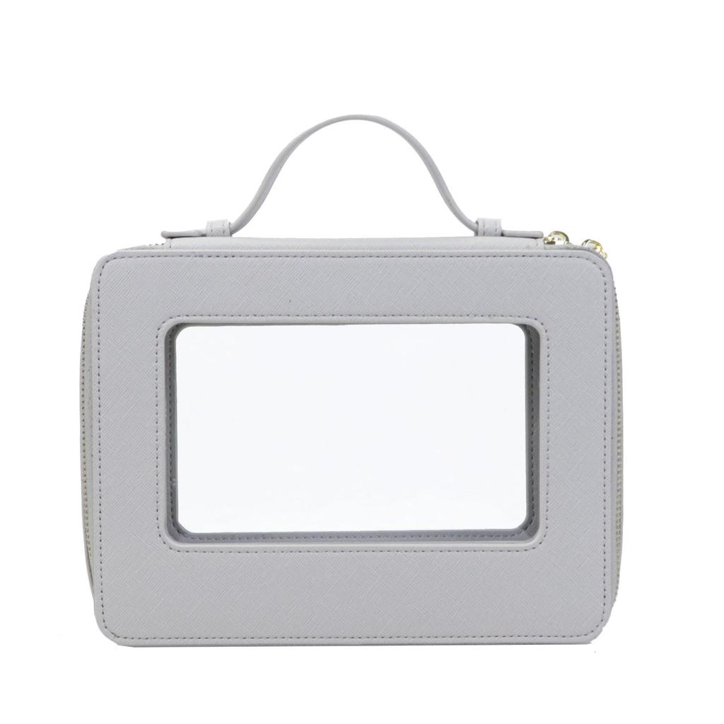 New Fashion Large Capacity Waterproof Leather Cosmetic Travel Bag for Women