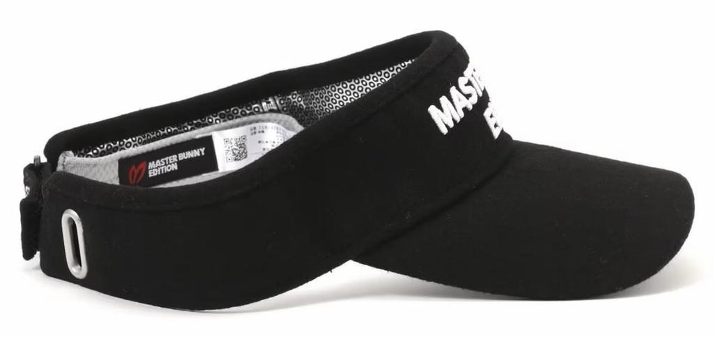 [Master Bunny] Unisex Warm Sun Visor (Brand Logo, Size Adjustable)  Golf Hat  758-4287103 010Black FR